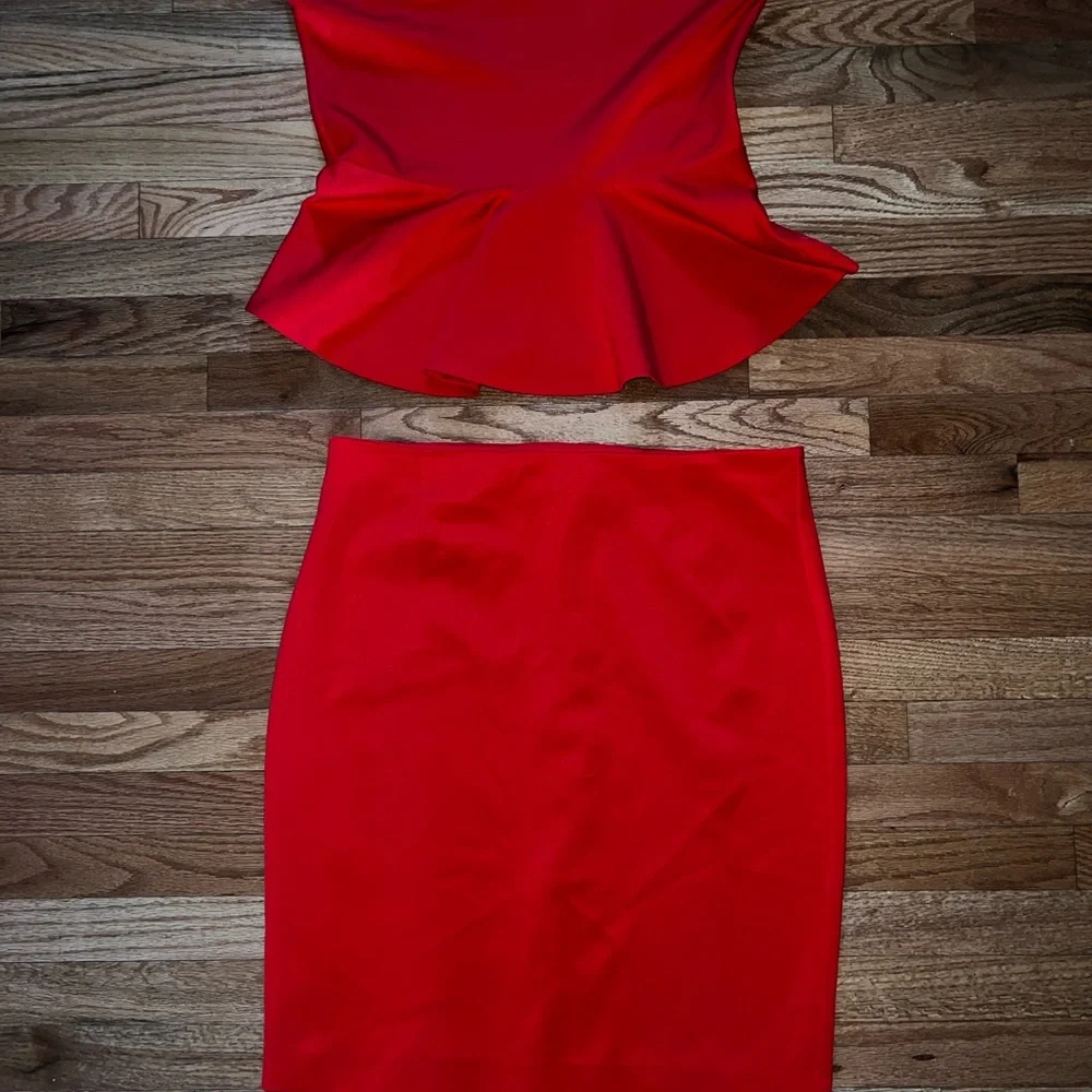 Marilyn Monroe Red Two-Piece Skirt Set | XL ❤️